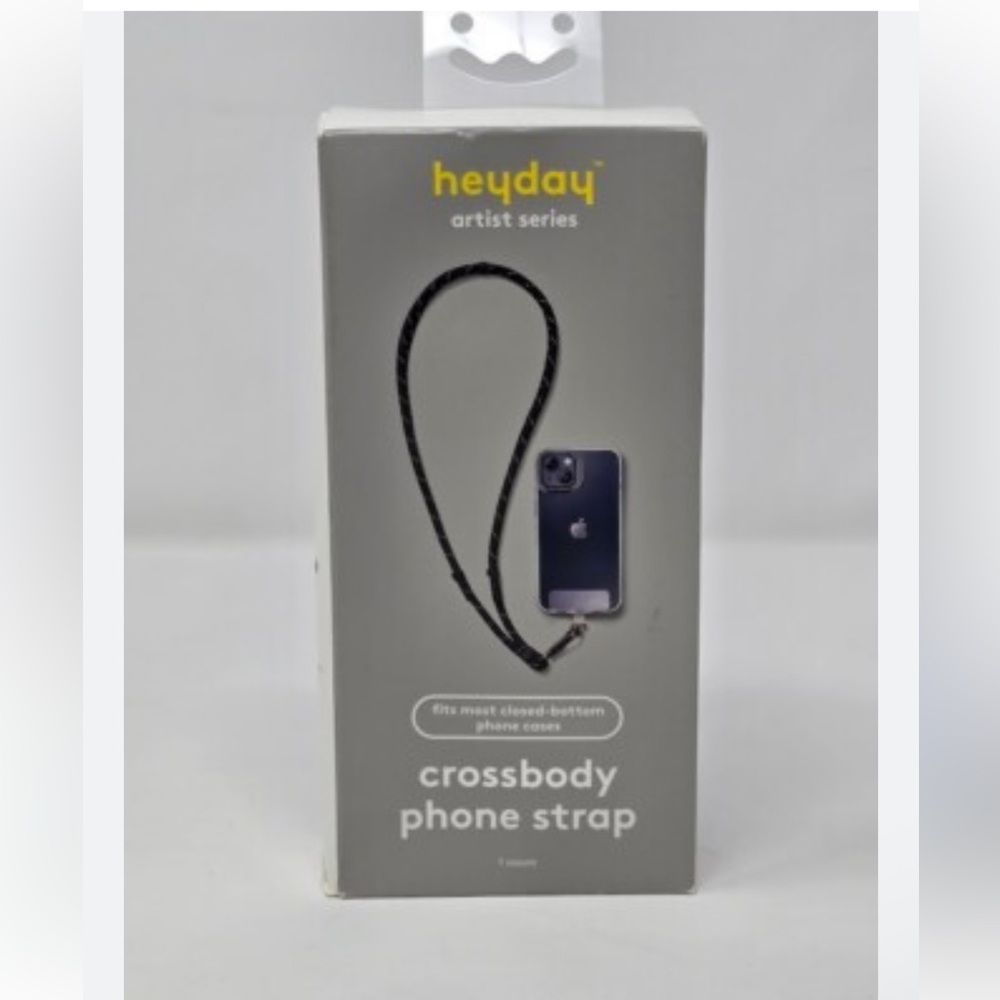 Heyday Gray Crossbody Phone Strap